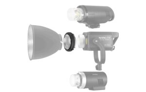 Elinchrom Bowens Adapterring Grau, Silber