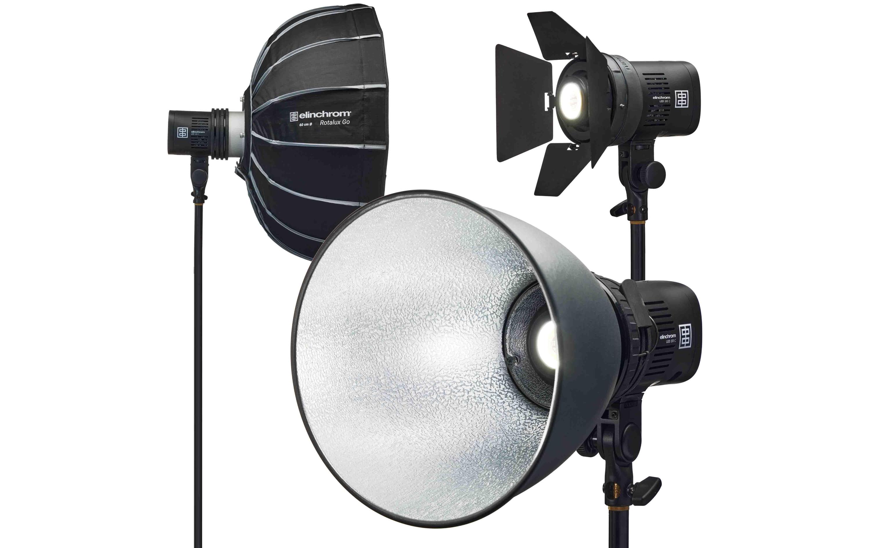 2214908_1 - Mediatech Elinchrom LED 100 C RGB, 100 W, mit Ladegerät