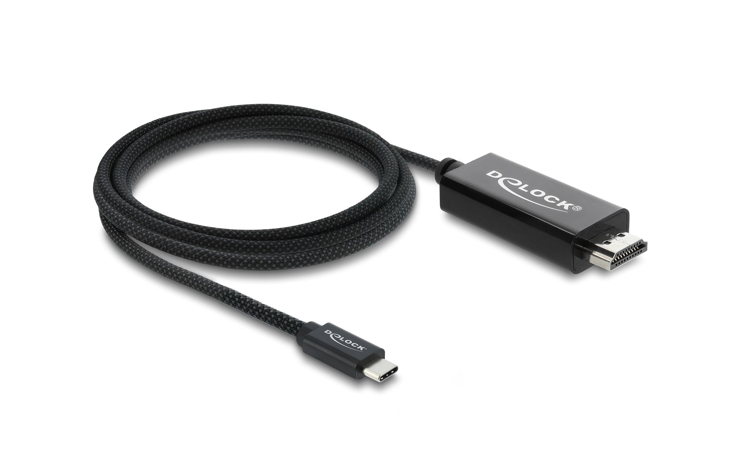 2216524 - Mediatech Delock USB Type-C zu HDMI Kabel Koaxial, DP Alt Mode, 4K 60 Hz kaufen Schweiz | Mediatech.ch