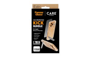 PanzerGlass Feature Kick 3-in-1 Set mit Schutzfolie und