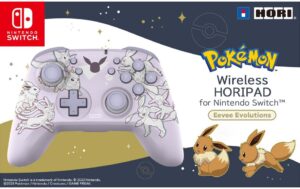Wireless Horipad Controller Eevee Evos Switch 2/Switch, Wireless