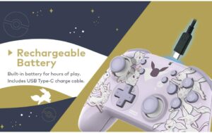 Wireless Horipad Controller Eevee Evos Switch 2/Switch, Wireless