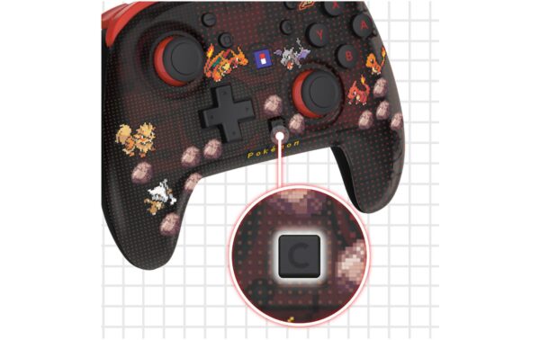 Horipad Wireless Turbo Ctrl Pokémon rot Switch 2, Wireless