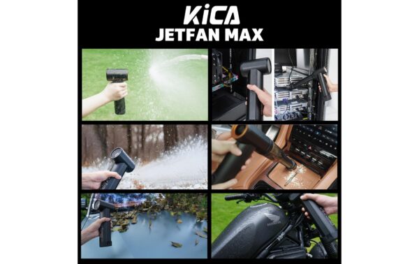 KiCA Jet Fan Max Vacuum Kit Schwarz