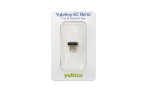 Yubico YubiKey 5C Nano Firmware 5.8 USB-C, IP68, FIDO2, FIDO U2F, OTP, OATH-HOTP