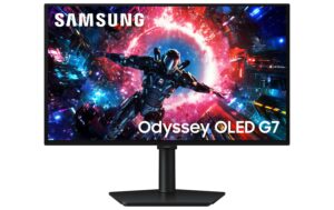 Samsung Odyssey G70SH, 27 flat, OLED 3840x2160, 165Hz, glare free, HDMI/DP