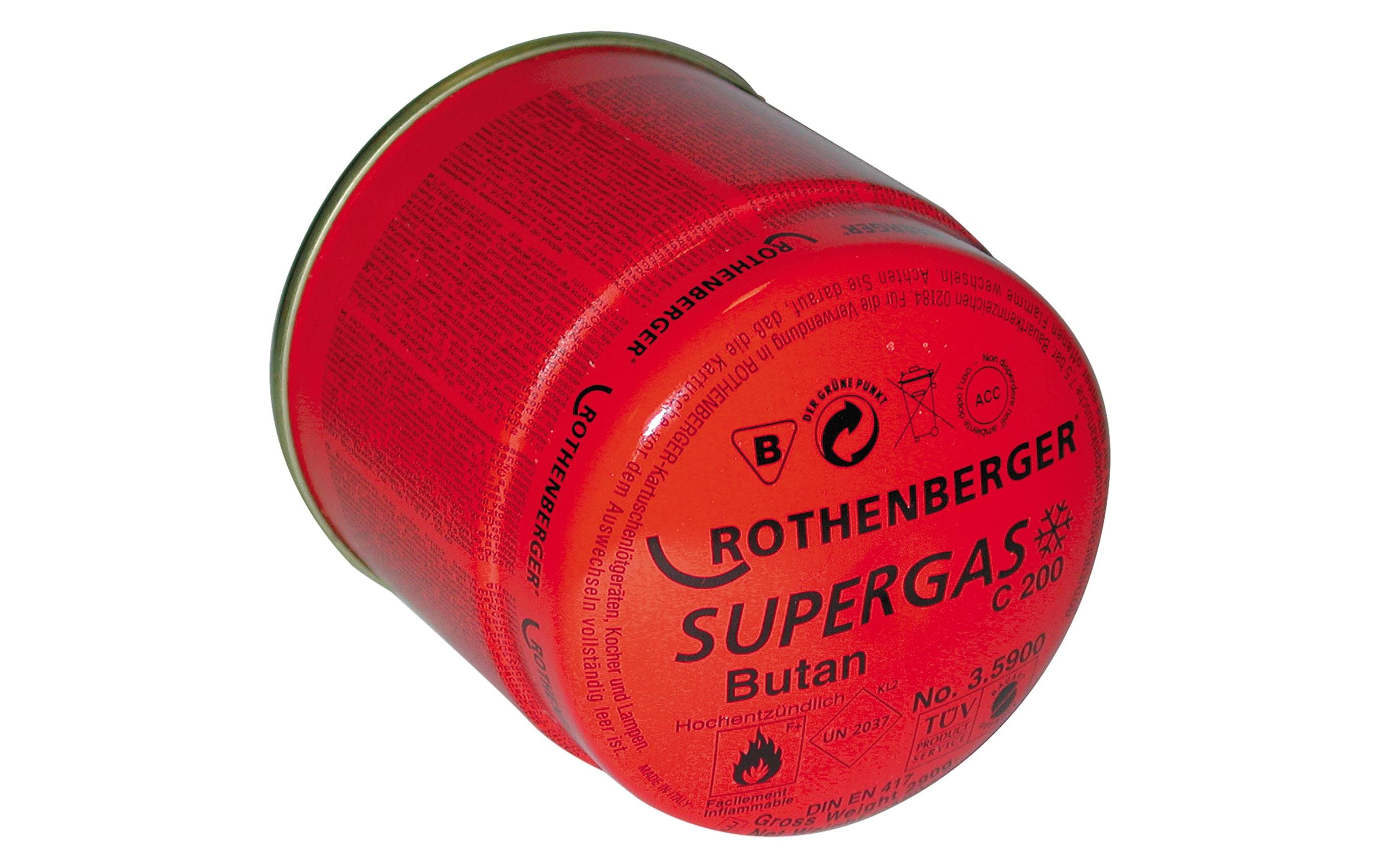 2227233 - Mediatech Rothenberger Butan-Einweg-Gaskartusche C 200, 190 g kaufen Schweiz | Mediatech.ch