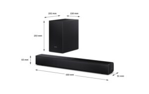 SHARP HTSBW121 2.1, mit kabellosem Subwoofer