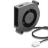 Delock Radiallüfter 60x60x15mm, 12V Lüftergebläse, schwarz, 12V DC, 3-Pin
