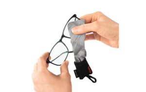 Hama Pocket Mikrofaser, Schwarz, 15 x 15 cm