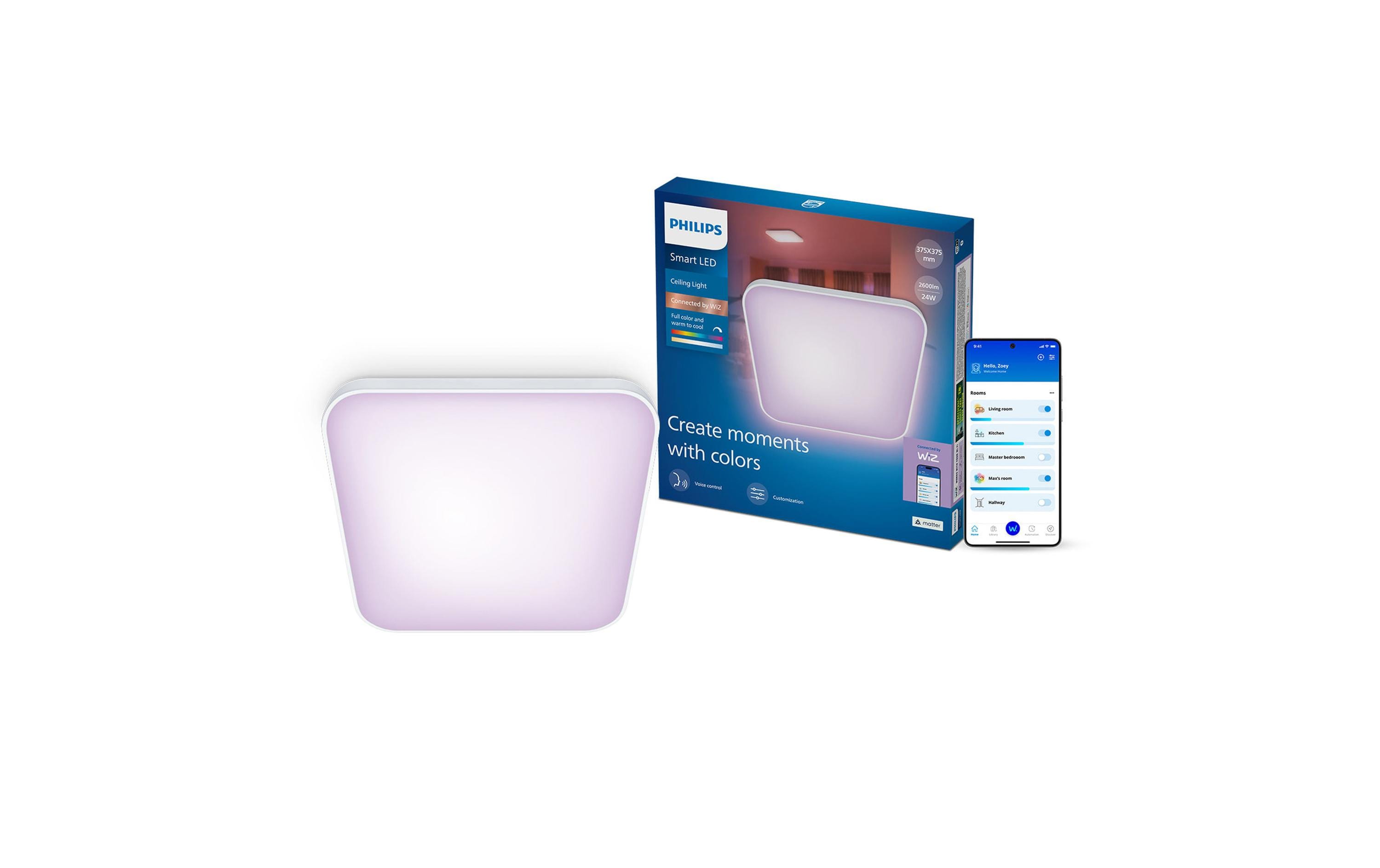 2243140 - Mediatech Philips PHI Ceiling 24W W SQ 27-65 RGB TW kaufen Schweiz | Mediatech.ch