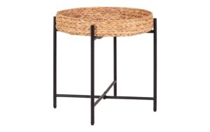 2244097_2 - Mediatech House Nordic Beistelltisch Naro Metall, Wasserhyazinthe, 50x48.5 cm