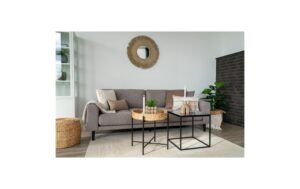 2244097_4 - Mediatech House Nordic Beistelltisch Naro Metall, Wasserhyazinthe, 50x48.5 cm
