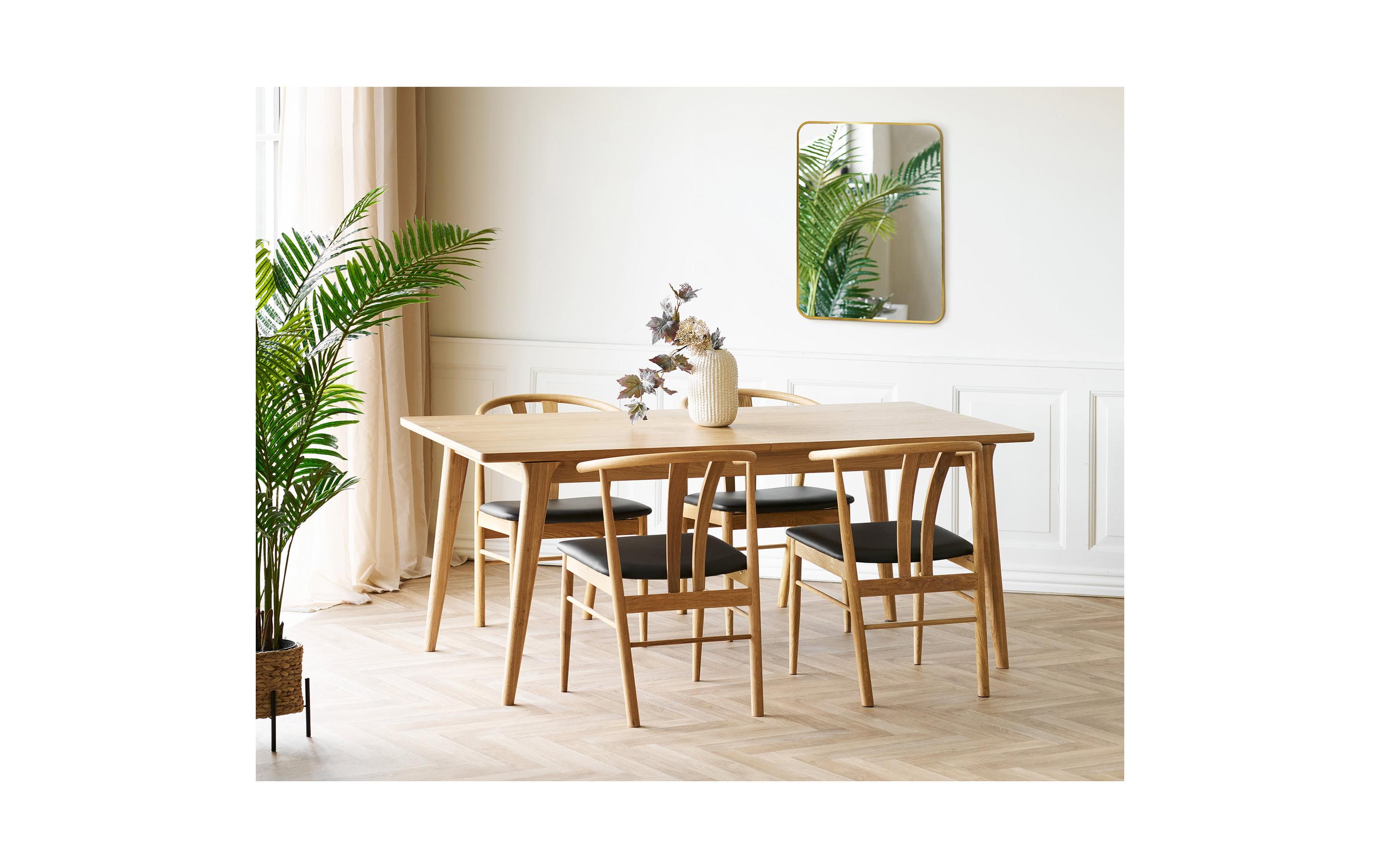 2244115_1 - Mediatech House Nordic Wandspiegel Madrid, Brass 50x70 cm, Aluminimum