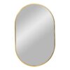 House Nordic Wandspiegel Madrid, Brass 50x80 cm, Aluminimum