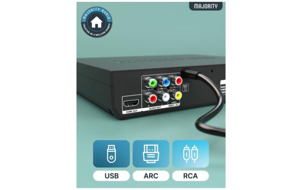 Majority DVD Player HDMI-ARC USB-Medien Mono-LED-Display