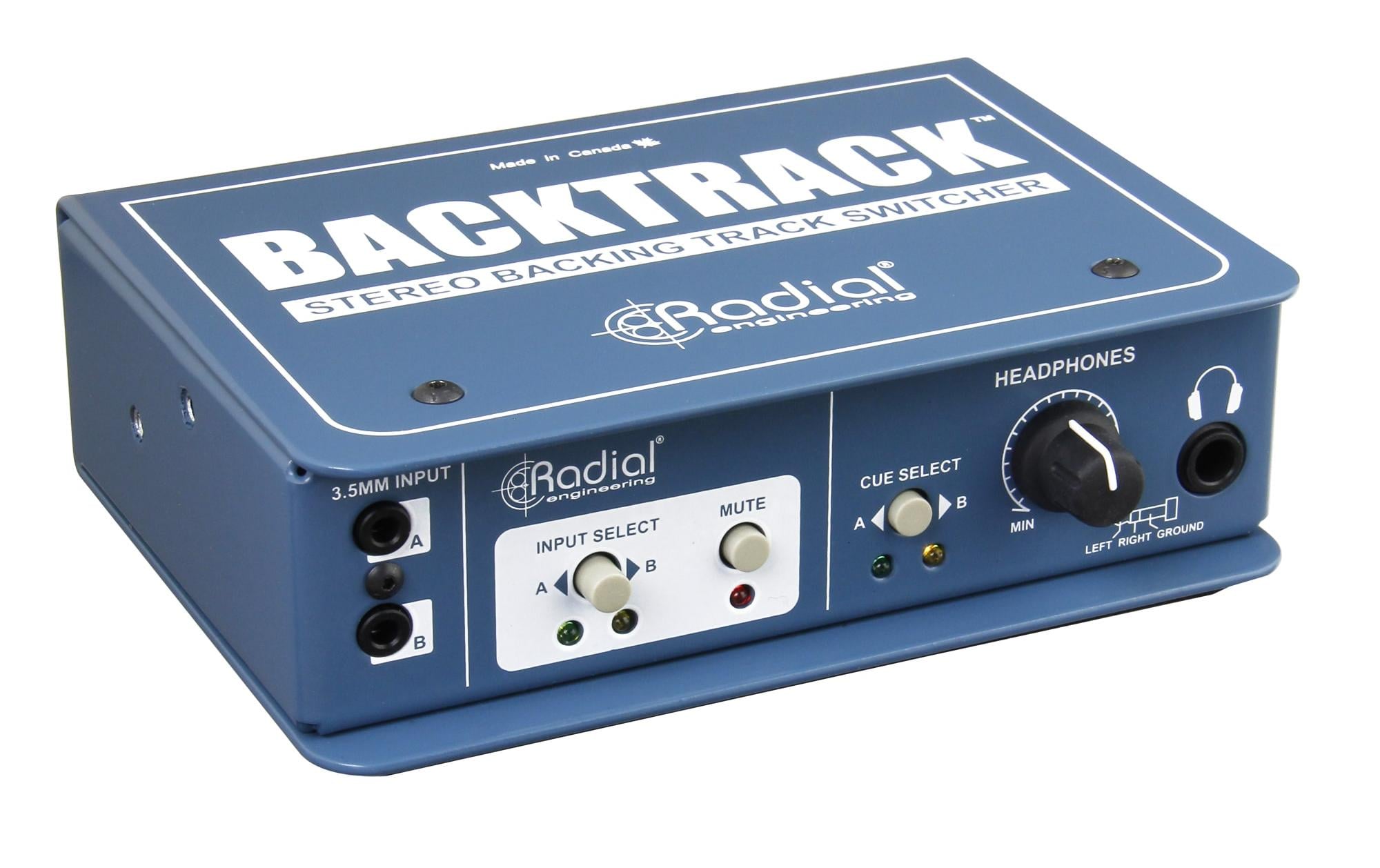 2247947 - Mediatech Radial Engineering BackTrack Stereo-Audioumschalter Stahl Blau kaufen Schweiz | Mediatech.ch
