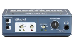 2247947_2 - Mediatech Radial Engineering BackTrack Stereo-Audioumschalter Stahl Blau