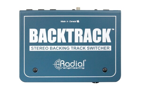2247947_3 - Mediatech Radial Engineering BackTrack Stereo-Audioumschalter Stahl Blau