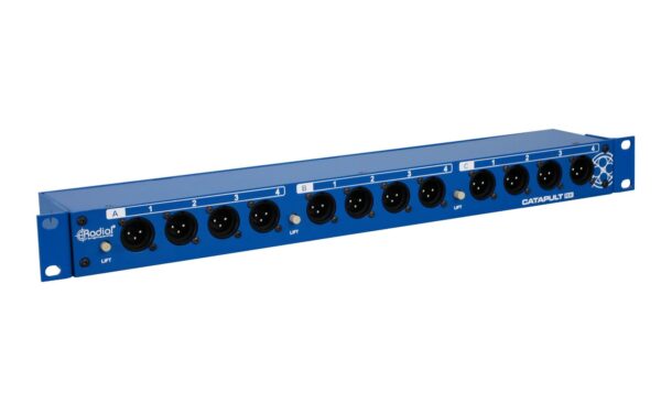 Radial Engineering Catapult Rack RX 12-Kanal Cat 5/6 Passiver Analoger Audio