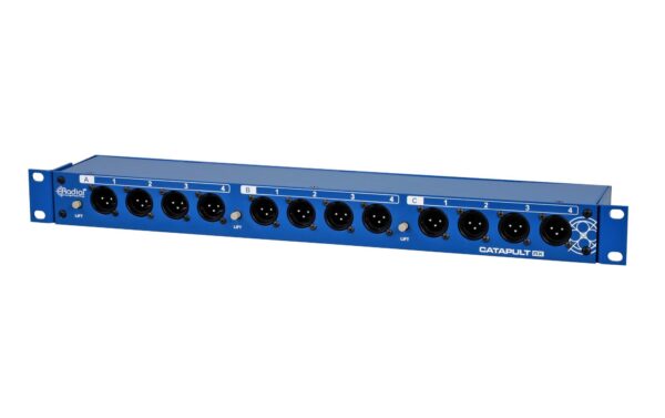 Radial Engineering Catapult Rack RX 12-Kanal Cat 5/6 Passiver Analoger Audio