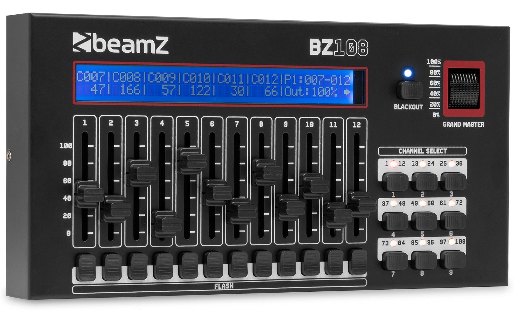 2256873 - Mediatech BeamZ BZ108 DMX-Controller, 108 Kanäle kaufen Schweiz | Mediatech.ch