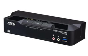 Aten CS1942DPA Switch Dual View 2 Port USB 8K DisplayPort Dual Display KVMP Switch