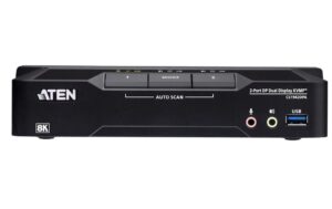 Aten CS1942DPA Switch Dual View 2 Port USB 8K DisplayPort Dual Display KVMP Switch