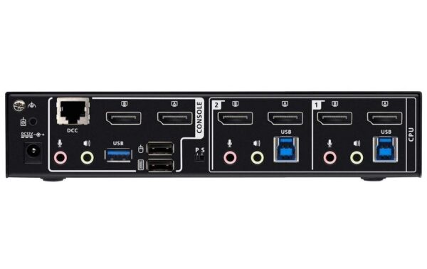 Aten CS1942DPA Switch Dual View 2 Port USB 8K DisplayPort Dual Display KVMP Switch