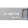 2258049 - Mediatech Kingston DataTraveler Kyson 64GB, USB 3.2 220MB/s, mit kappenlosem Metallgehäuse