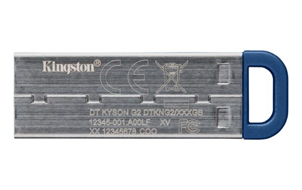 Kingston DataTraveler Kyson 64GB, USB 3.2 220MB/s, mit kappenlosem Metallgehäuse