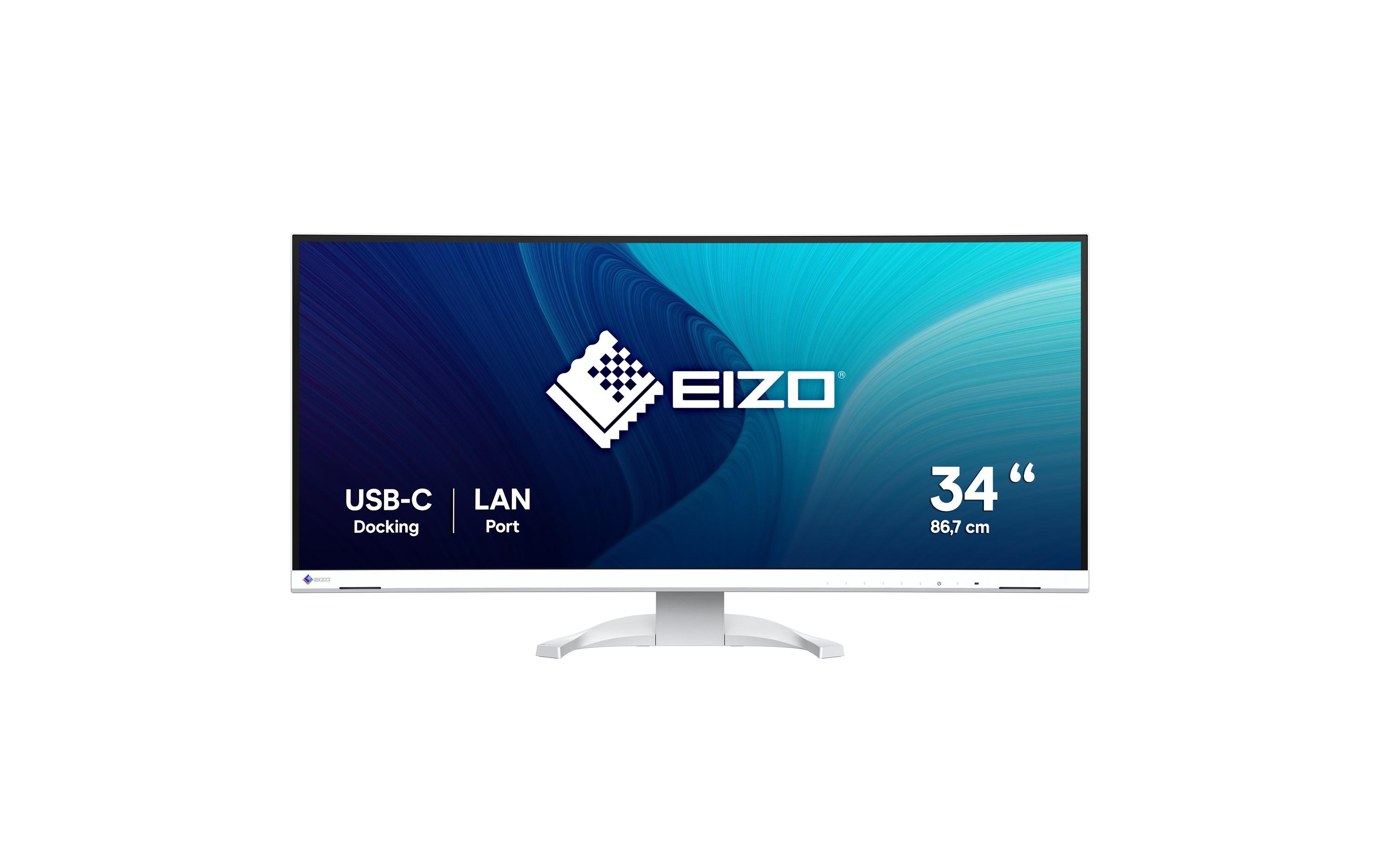 2259080 - Mediatech EIZO EV3451X-WT Swiss Edition 34.1 weiss IPS, 3840x1440, 21:9, Curved Display, USB-C kaufen Schweiz | Mediatech.ch