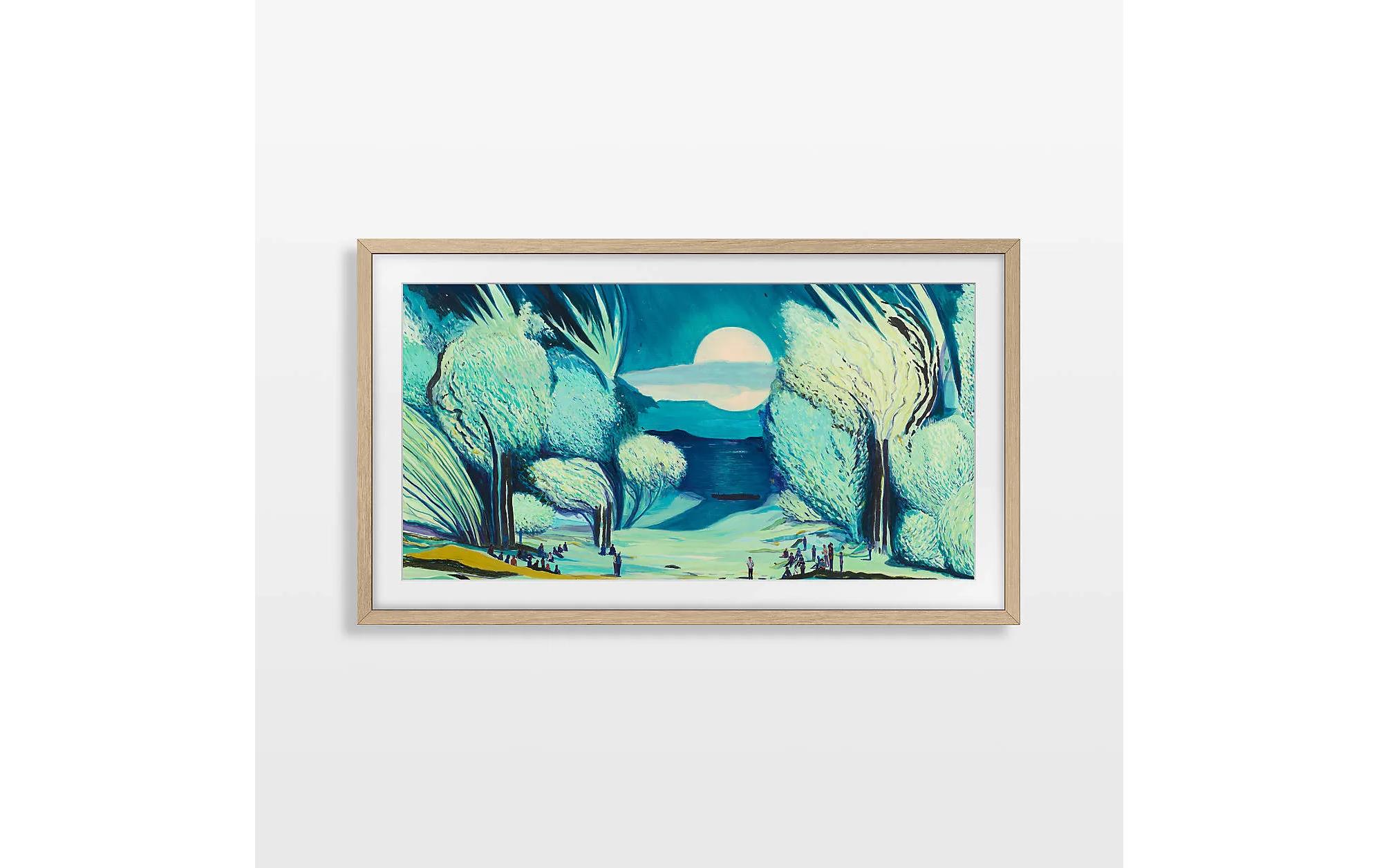 2261044_1 - Mediatech Samsung Frame Bezel zu 75 Frame HTV Farbe Teak