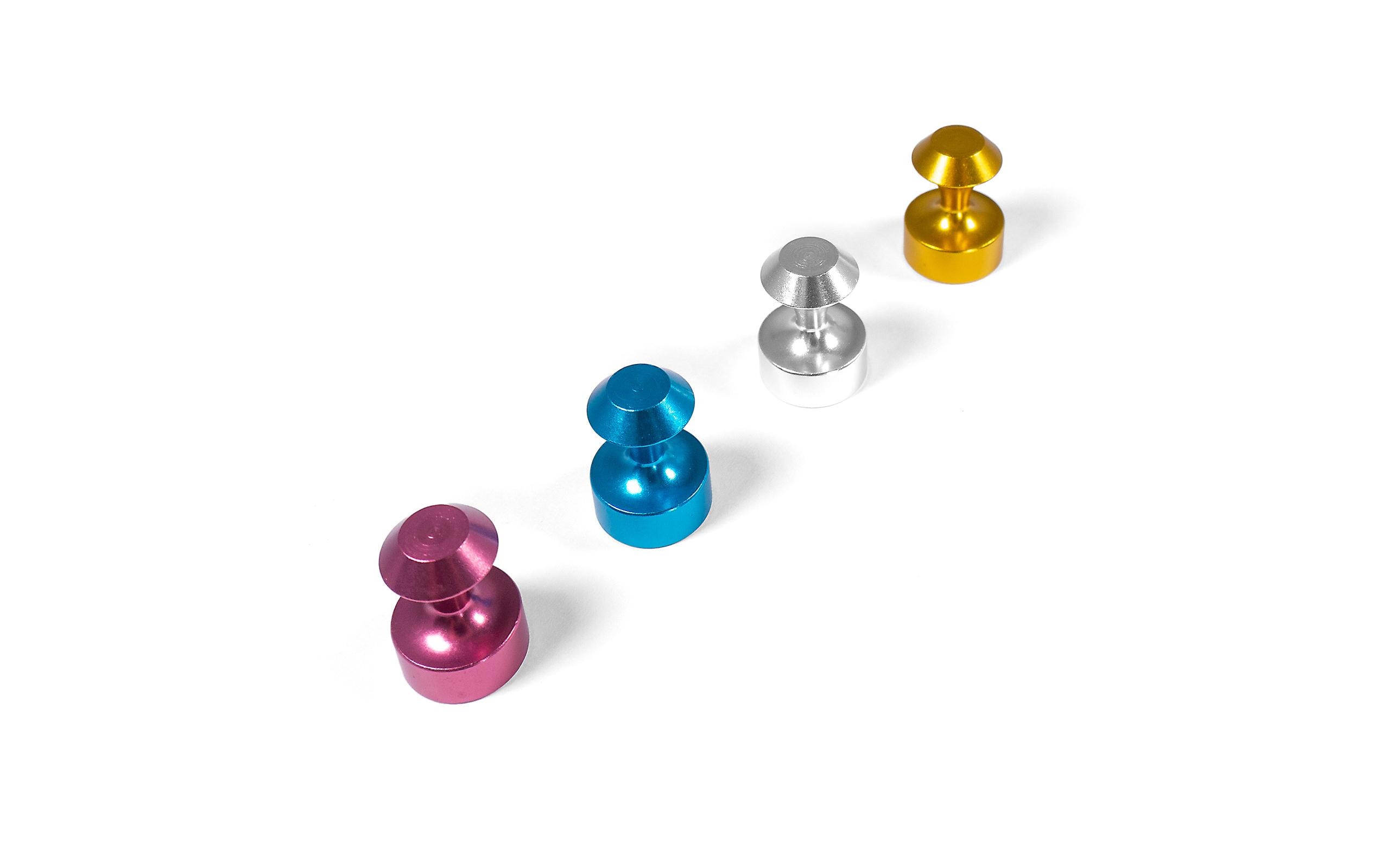 2261566 - Mediatech TRENDFORM Magnet Pin-Magnete Neodym Aluminium multicolor 4er kaufen Schweiz | Mediatech.ch