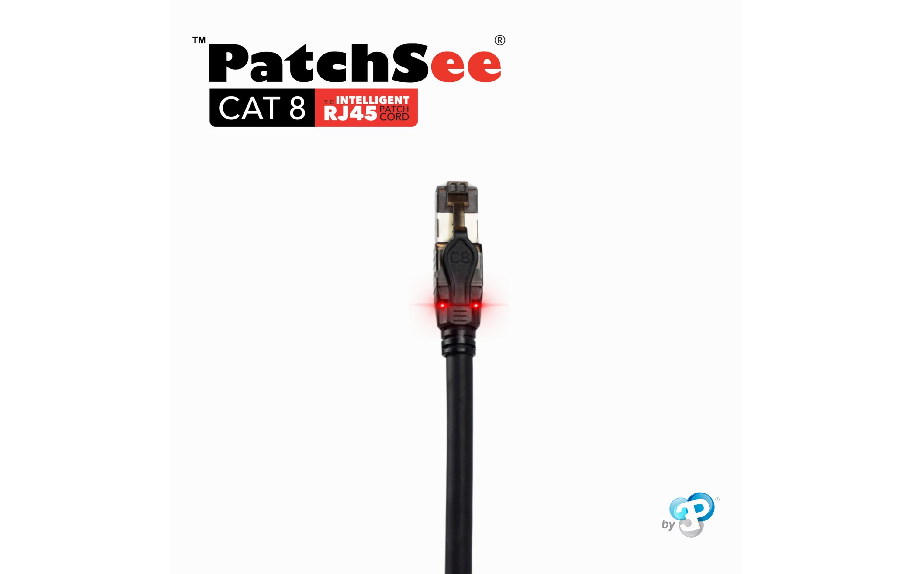 2262432 - Mediatech PatchSee Cat.8.1 U/FTP Patchkabel 4.9m, Schwarz, LED-Identifikation kaufen Schweiz | Mediatech.ch