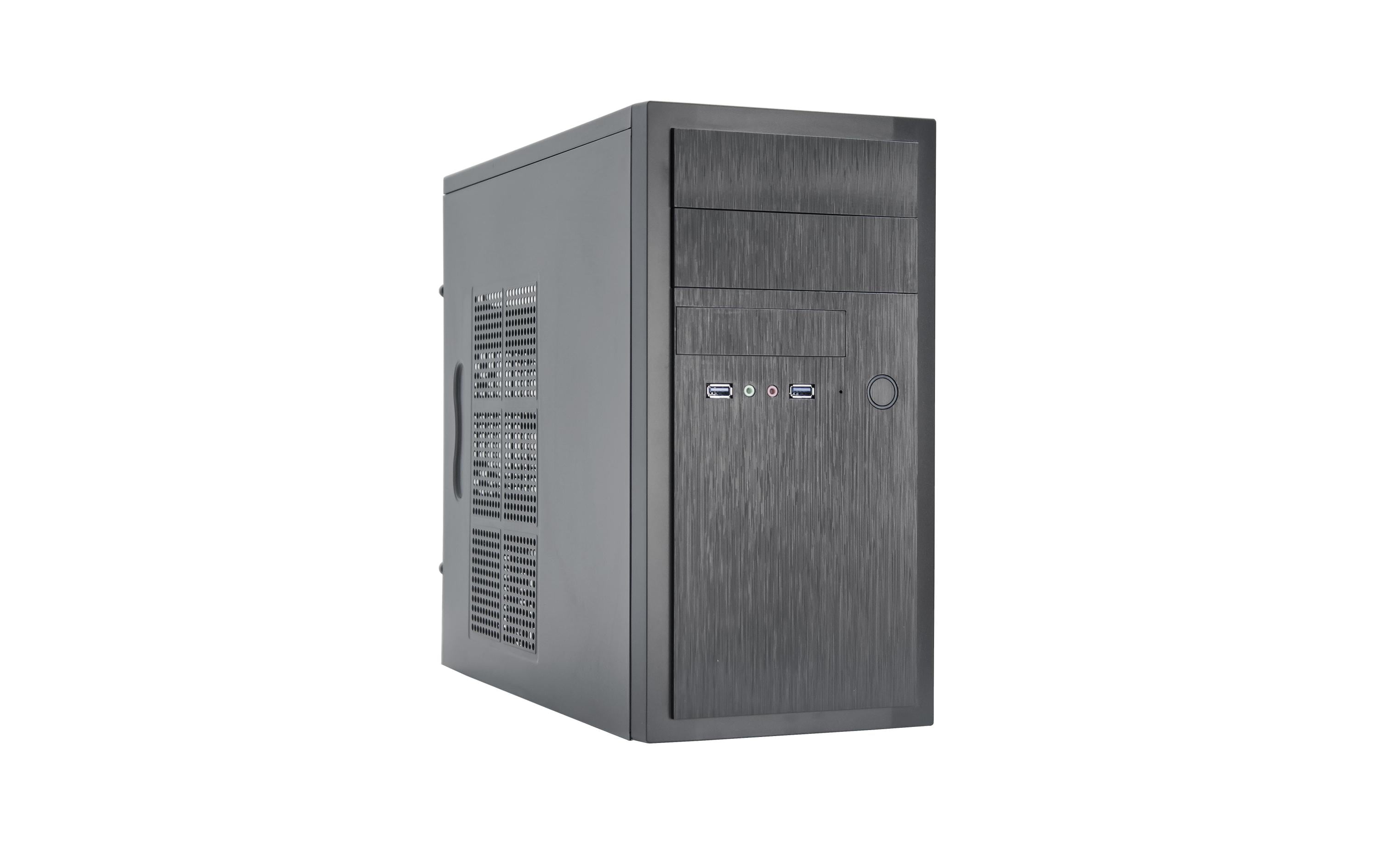 2262761 - Mediatech Chieftec mATX Gehäuse HT-01B-OP, black 2x 5.25 ext., 3x 3.5, kein NT kaufen Schweiz | Mediatech.ch