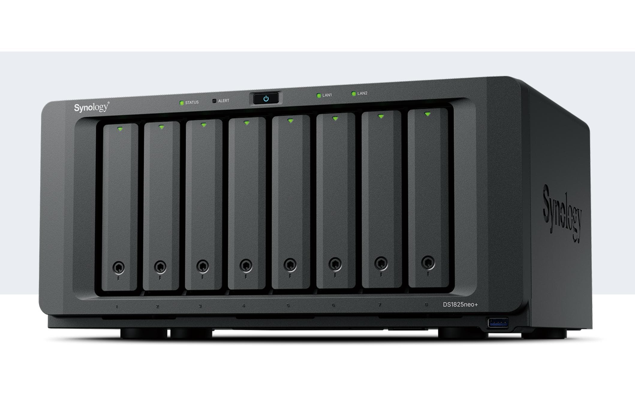 2263064 - Mediatech Synology DS1825neo+, 8-bay NAS 4GB non-ECC DDR4, 2.5GbE, PCIe 3.0 kaufen Schweiz | Mediatech.ch