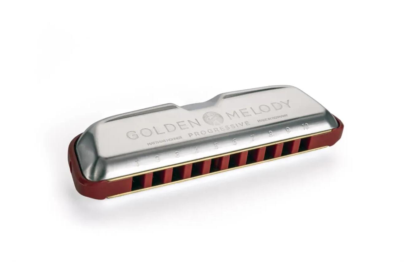 2264454 - Mediatech Hohner Golden Melody Progressive C, Diatonische Mundharmonika C-Dur 10 kaufen Schweiz | Mediatech.ch