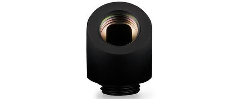 2264954_1 - Mediatech DeltaMate Rotary 45° Black Watercooling Component. Deltamate Rotary
