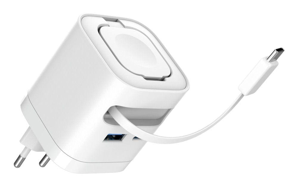 2266094_1 - Mediatech Ansmann USB Ladegerät mit USB-C Kabel und Apple Watch Charger