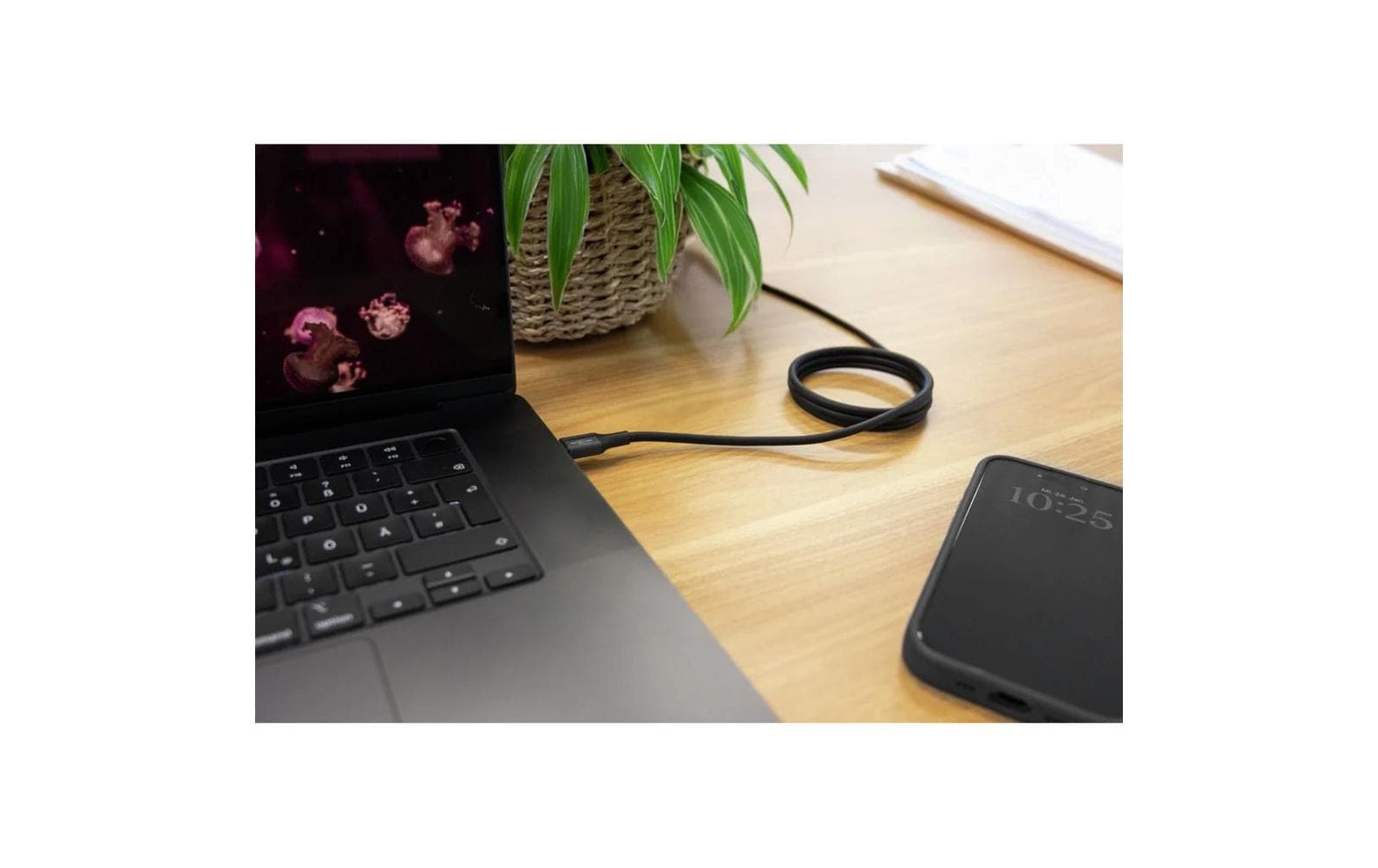 2266104_1 - Mediatech Ansmann USB-C Kabel magnetisch, auf USB-C, Länge: 120cm, sz