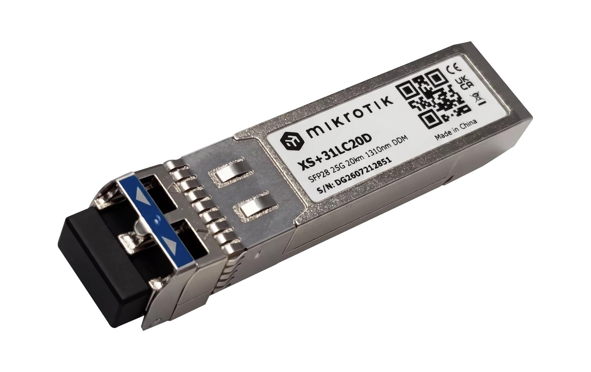 2268340 - Mediatech Mikrotik SFP/SFP+/SFP28 LX: XS+31LC20D 1/10/25Gbps, Singlemode, Duplex, 20Km kaufen Schweiz | Mediatech.ch