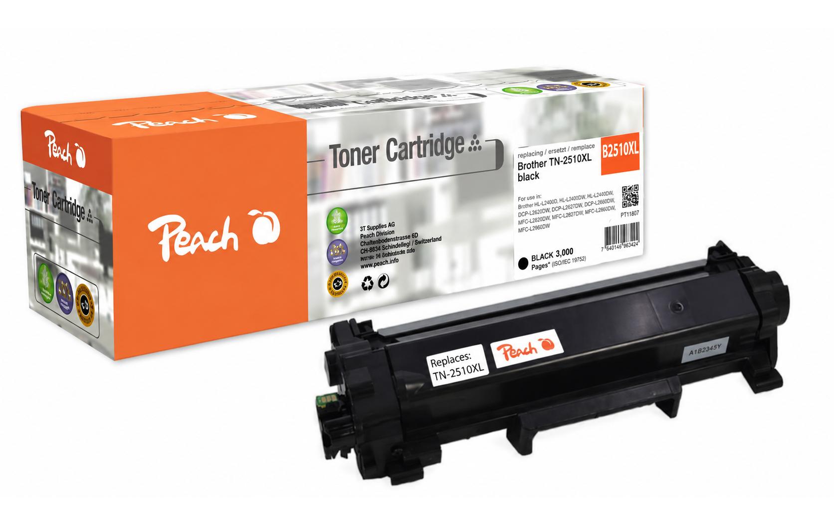 2269423 - Mediatech Peach TN-2510XL XL Schwarz kaufen Schweiz | Mediatech.ch