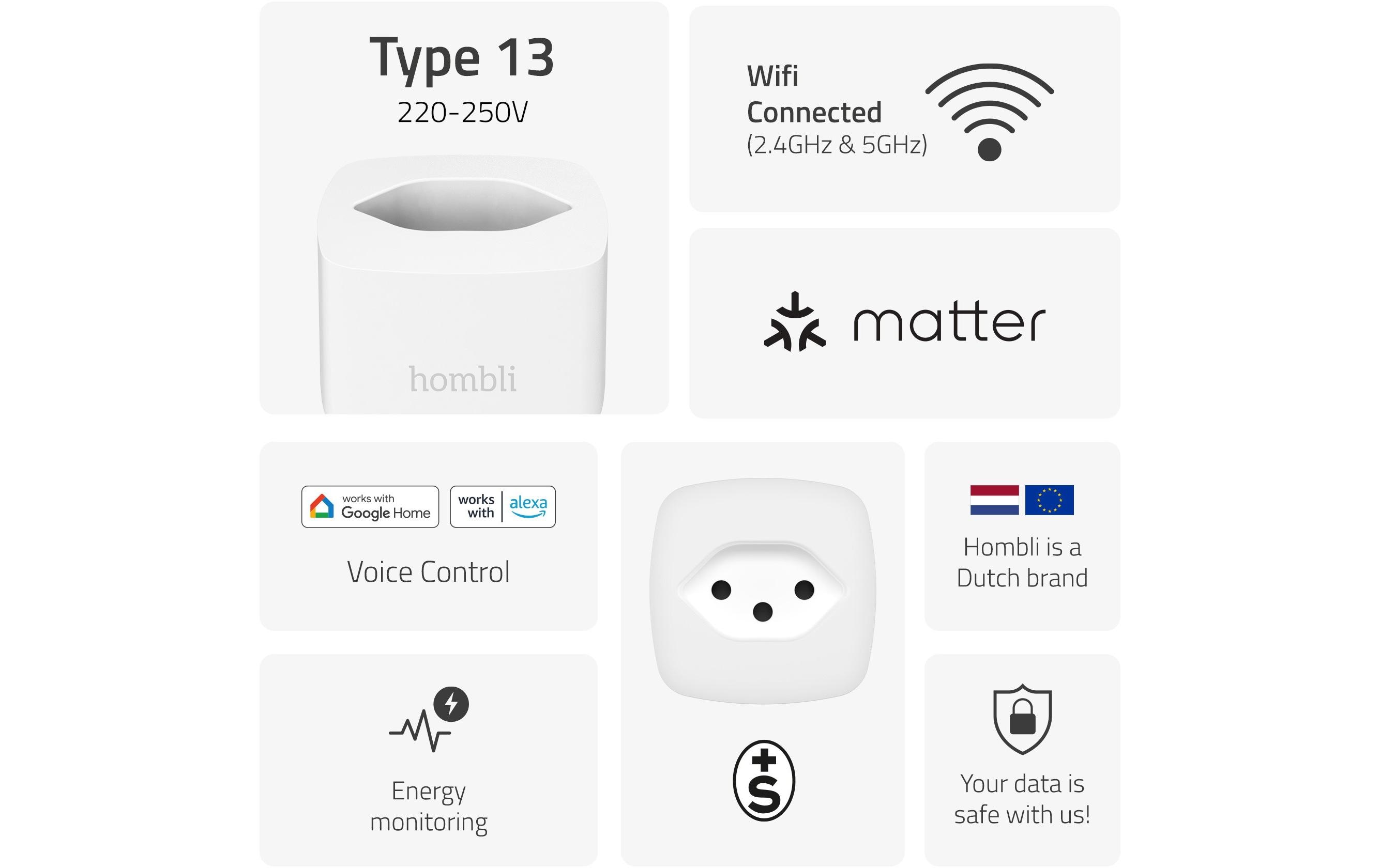 2275795_1 - Mediatech Hombli Smart Swiss Socket S+ weiss, Matter