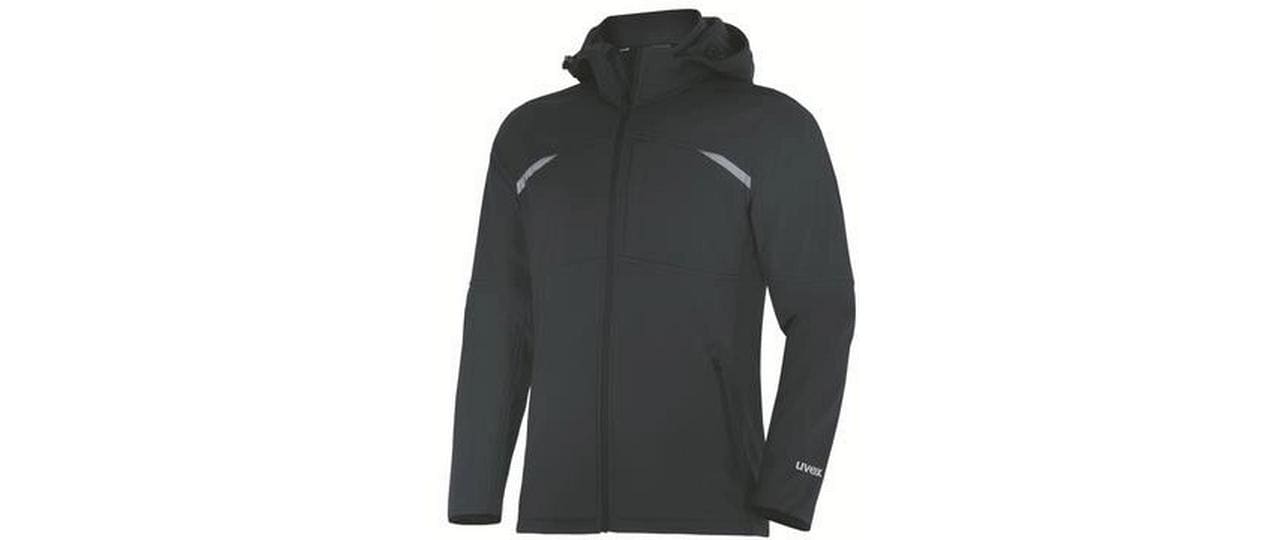 2276914_1 - Mediatech uvex suXXeed craft Softshelljacke 7322 graphit/schwarz, Grösse L