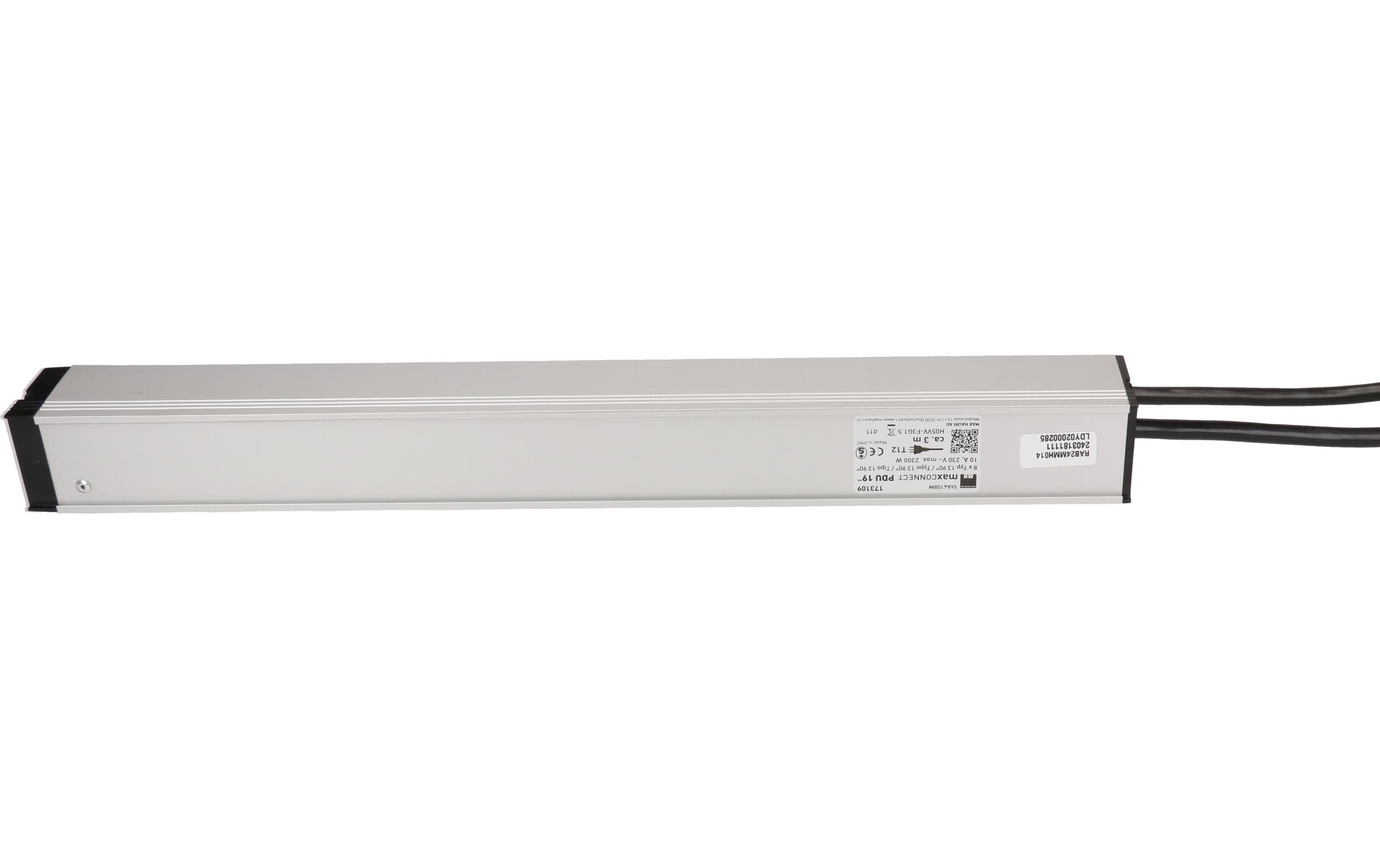 2277233_1 - Mediatech MAX HAURI 8x Typ 13 19 Zoll, 90°, Schwarz, 1HE