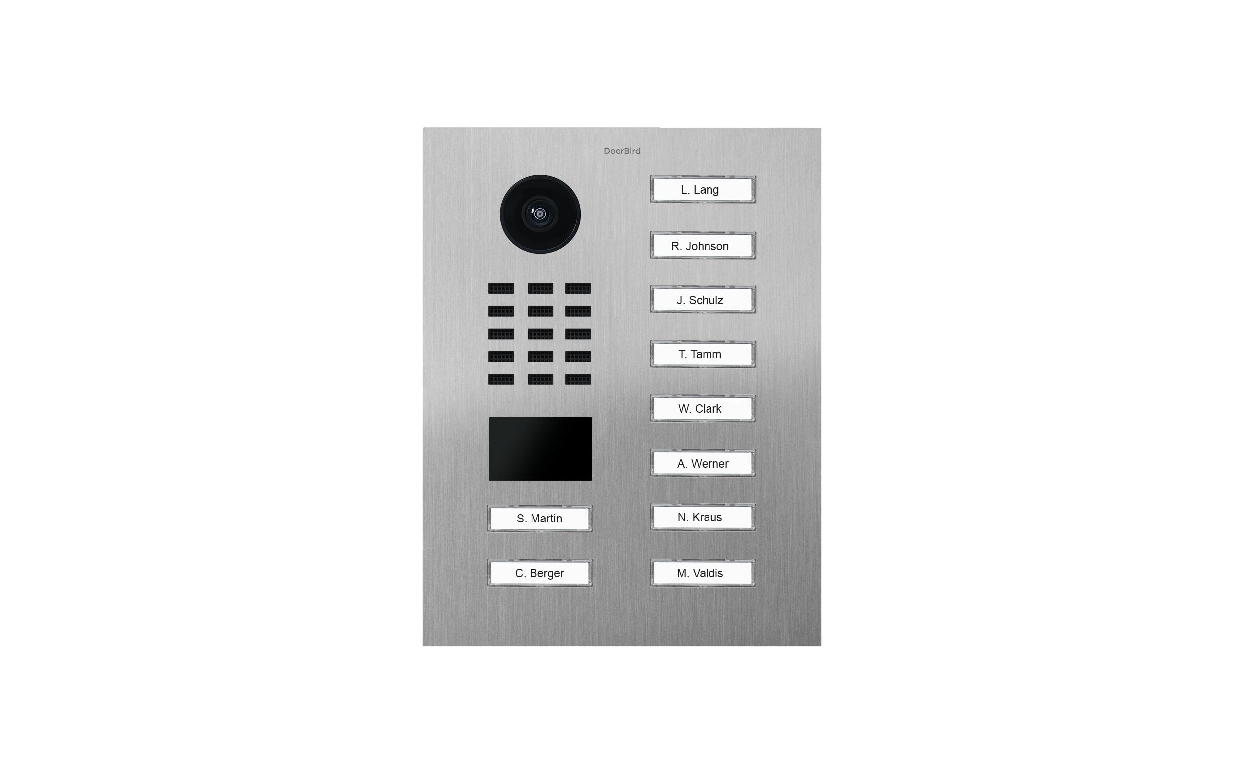 2277592 - Mediatech DoorBird D2210V Edelstahl V2A gebürstet kaufen Schweiz | Mediatech.ch