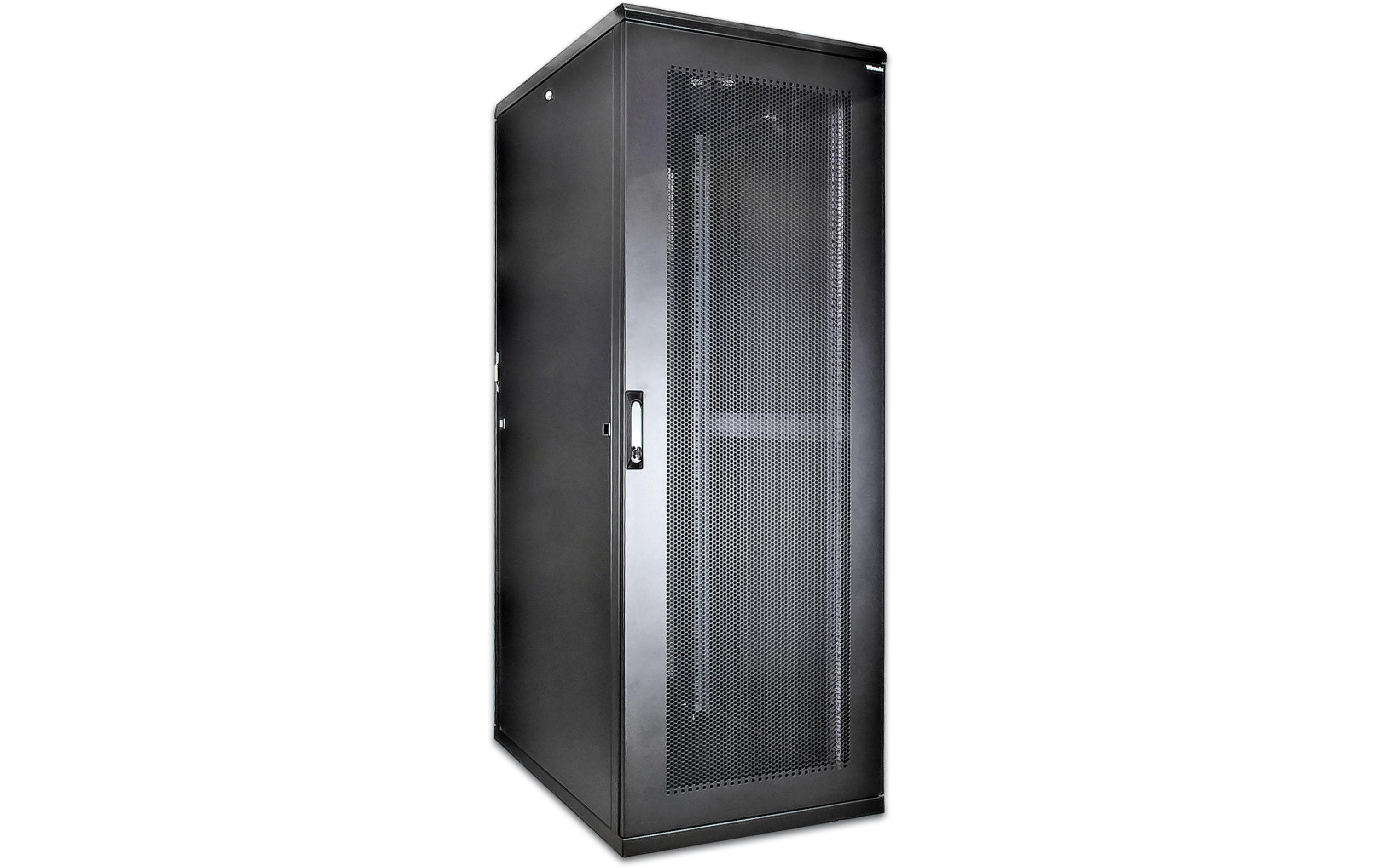 230399 - Mediatech Wirewin Netzwerkschrank, 42HE / Schwarz CAB PERF 600X1000X42U BL kaufen Schweiz | Mediatech.ch