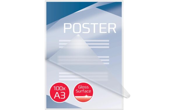 231123_2 - Mediatech GBC Laminierfolie 100 Micron A3 (303x426), 100Stk., gloss