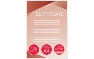 231139_1 - Mediatech GBC Laminierfolie 125 Micron A4 (216x303), 100 Stk., matt